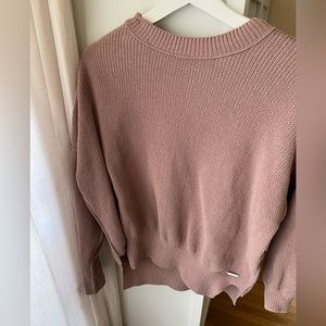 Abercrombie Soft AF sweater in mauve rose size XS